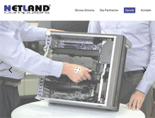 Tablet Screenshot of netland.net.pl